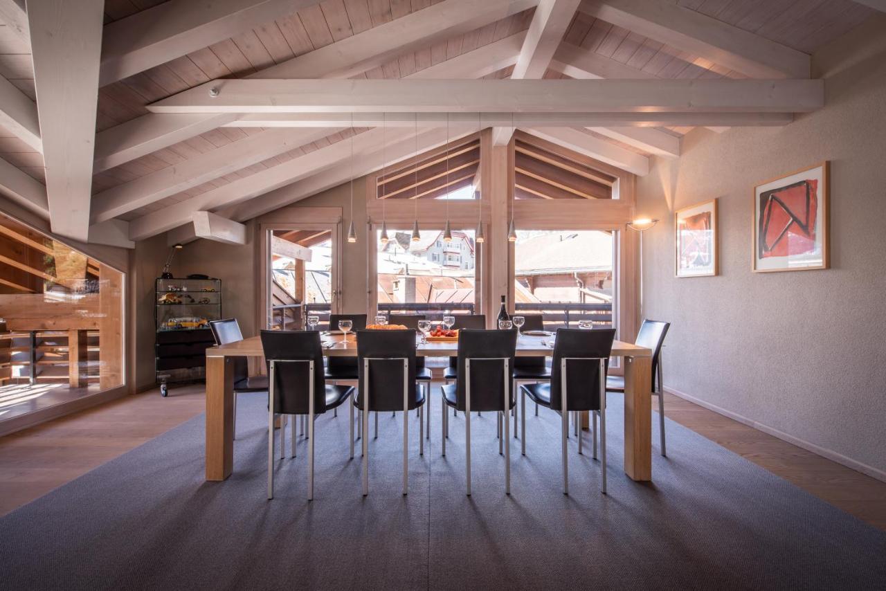 Chalet Schneehoren Penthouse Венген Экстерьер фото