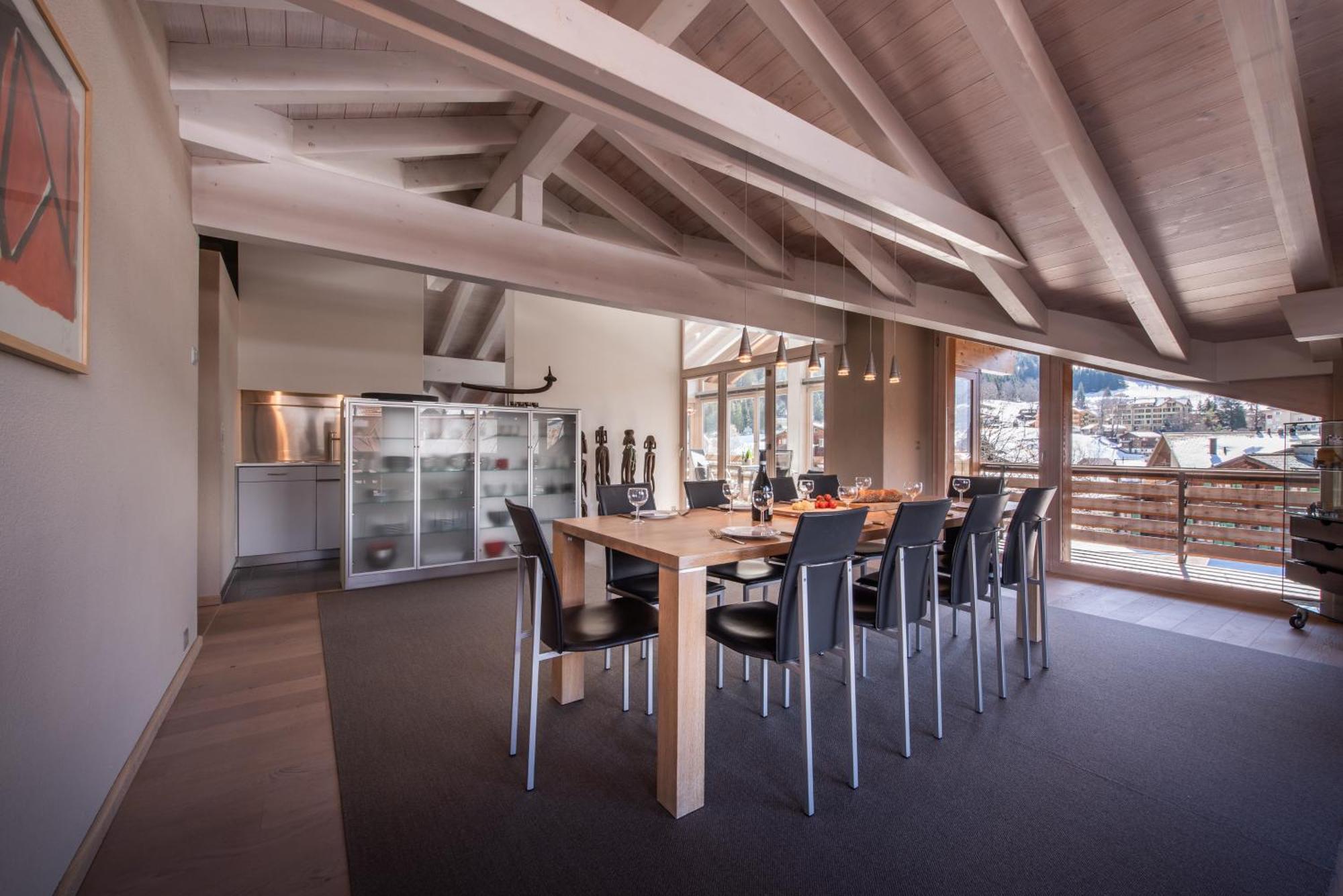 Chalet Schneehoren Penthouse Венген Экстерьер фото