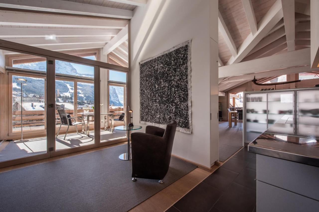 Chalet Schneehoren Penthouse Венген Экстерьер фото