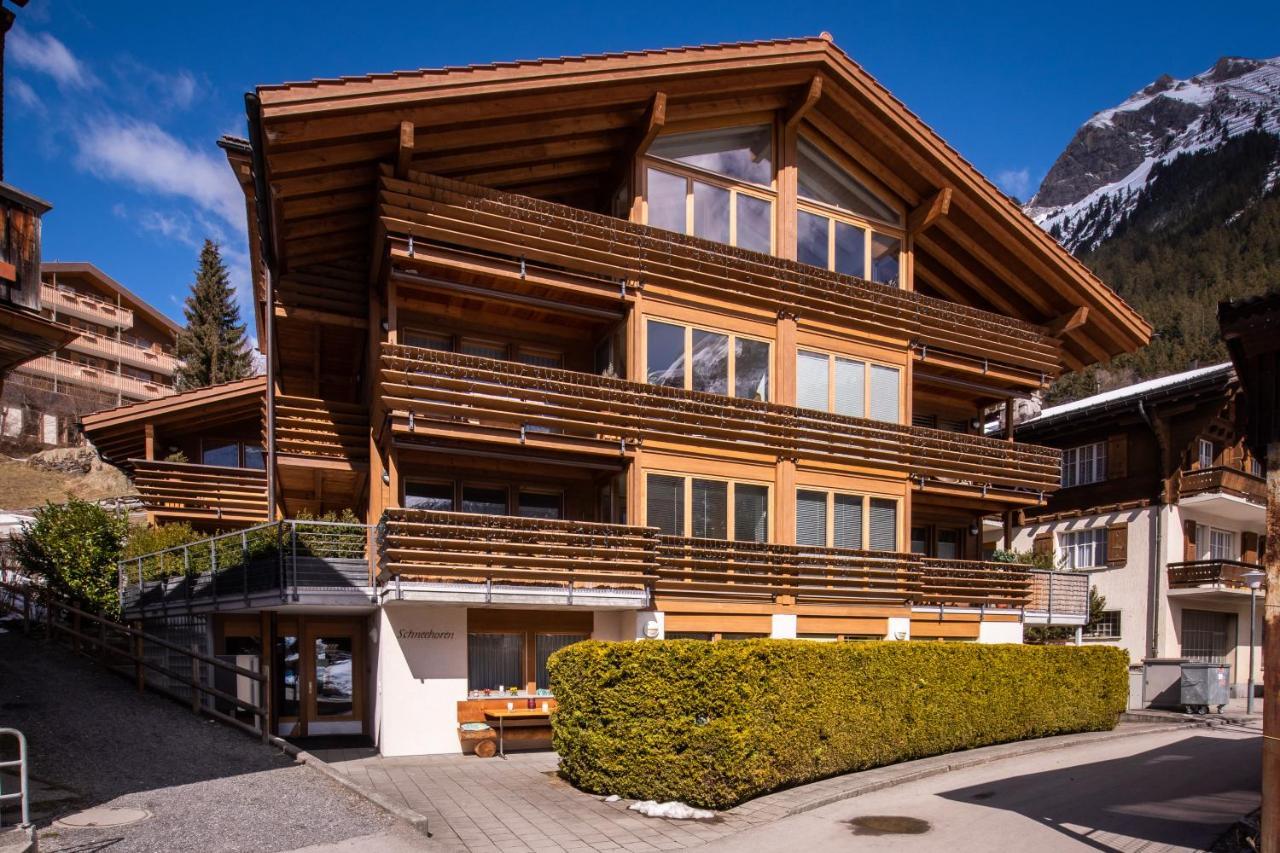 Chalet Schneehoren Penthouse Венген Экстерьер фото
