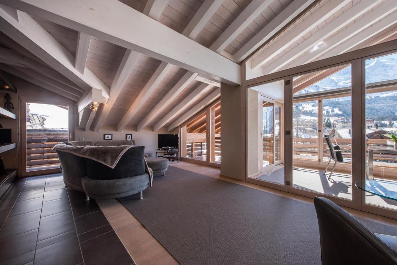 Chalet Schneehoren Penthouse Венген Экстерьер фото
