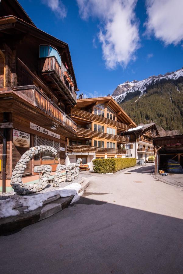 Chalet Schneehoren Penthouse Венген Экстерьер фото