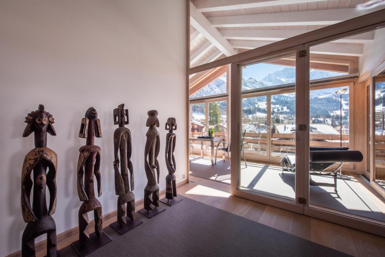 Chalet Schneehoren Penthouse Венген Экстерьер фото