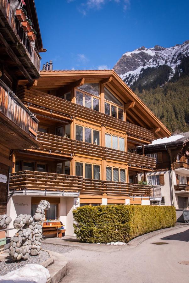 Chalet Schneehoren Penthouse Венген Экстерьер фото