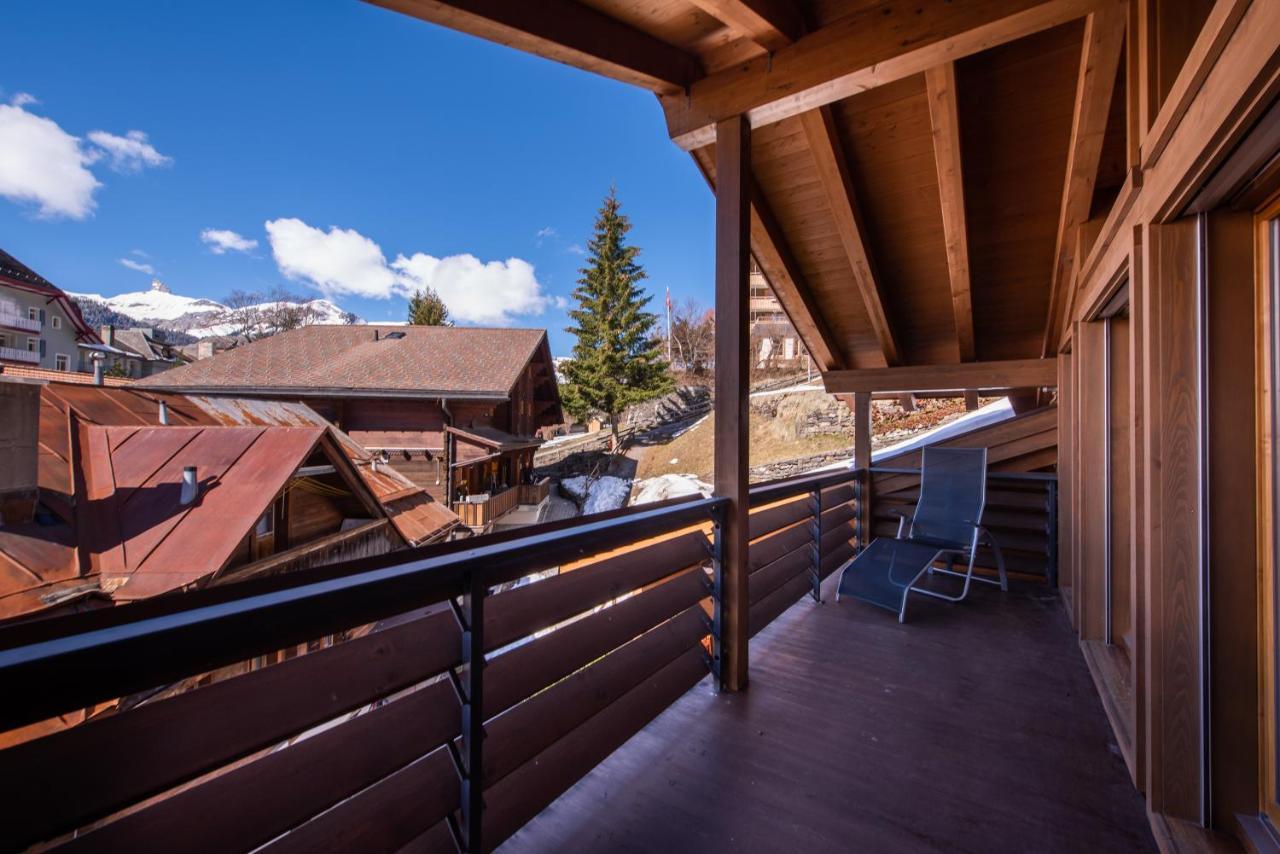 Chalet Schneehoren Penthouse Венген Экстерьер фото